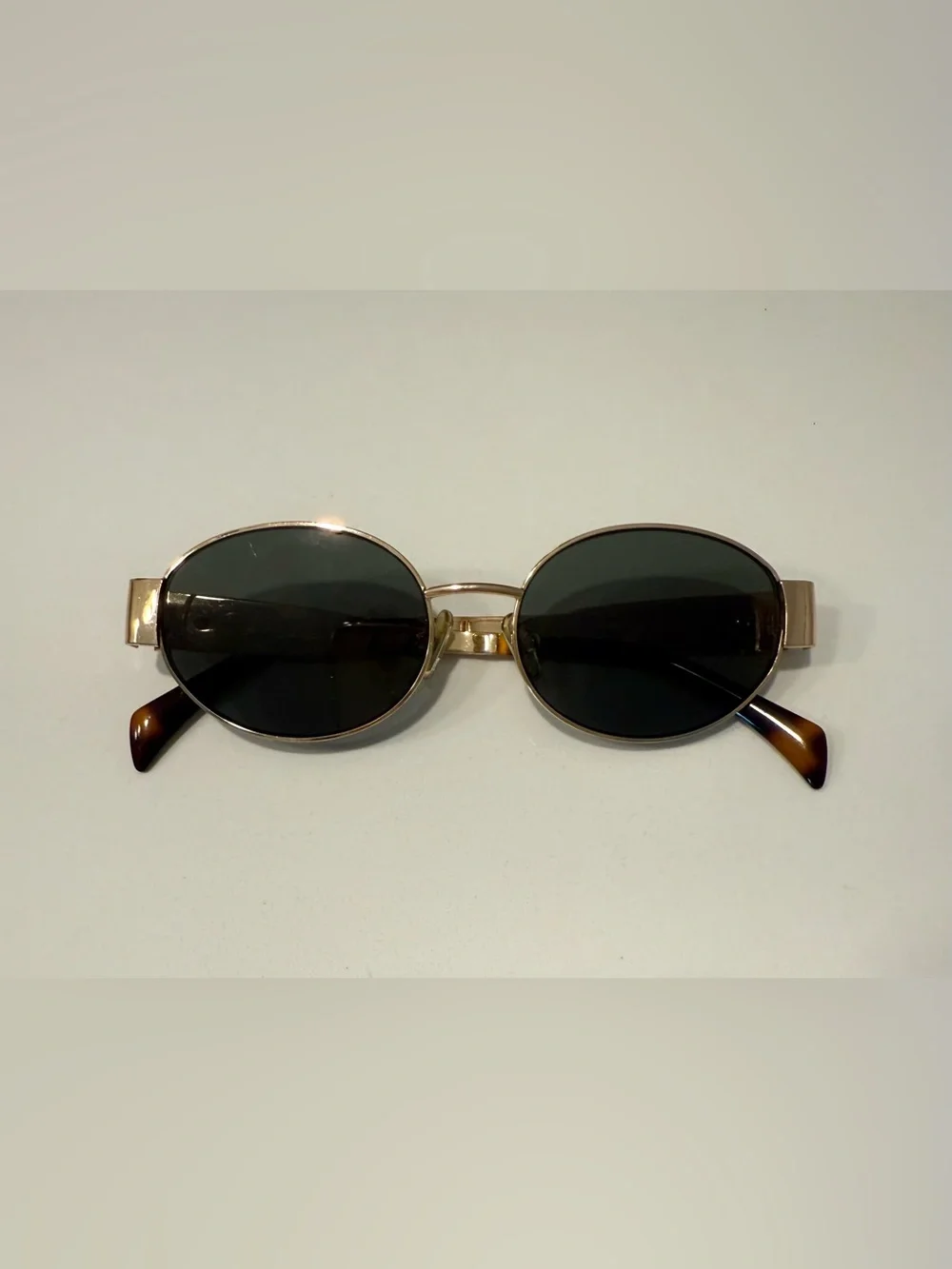 Celine Triomphe Gold Sunglasses